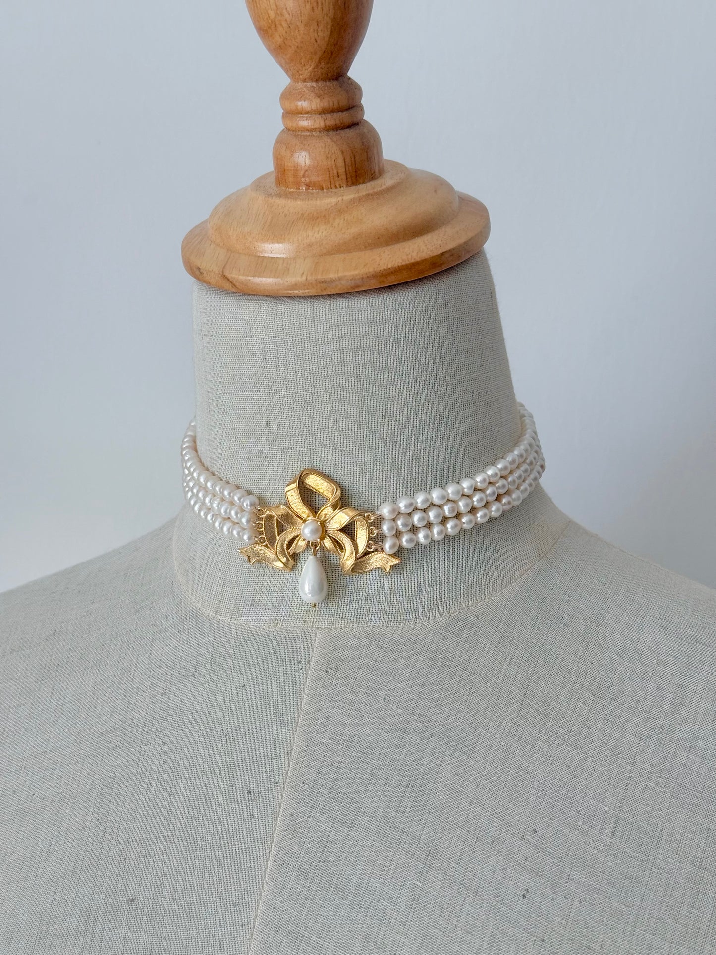 Victorian bow choker (Large)