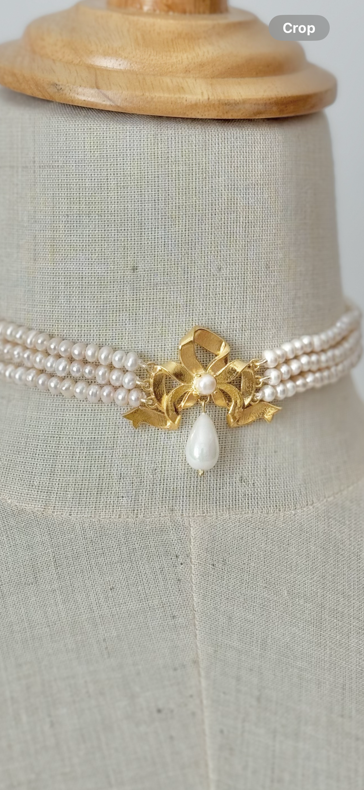 Victorian bow choker (small)