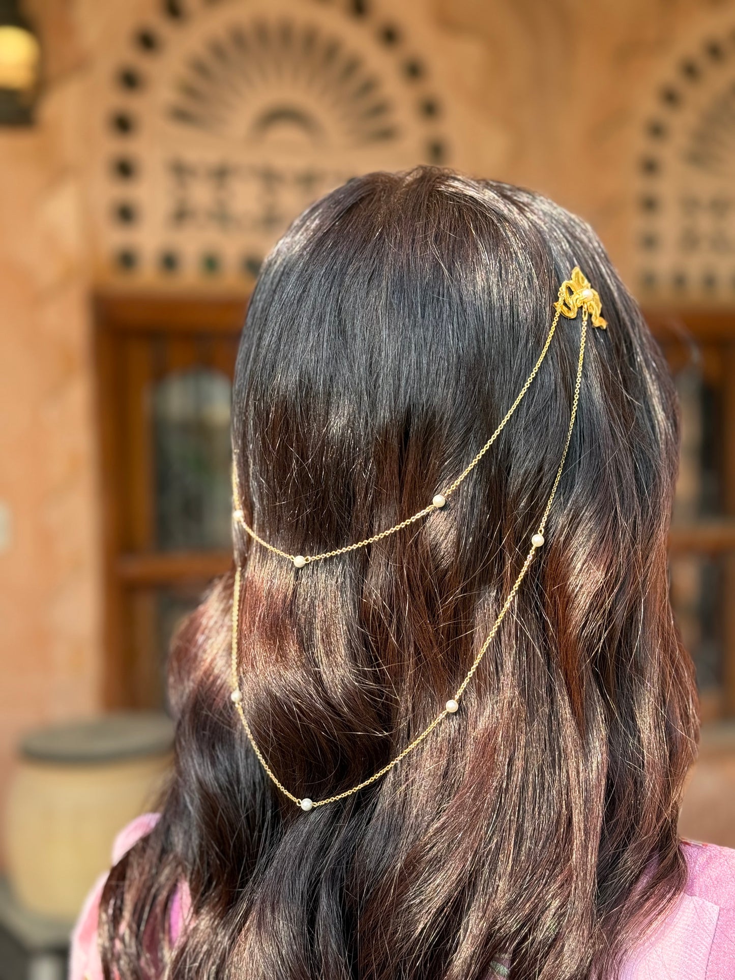 Victorian bow hair clips