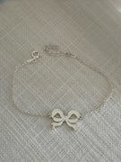 FF03.S mini Bracelet - Silver mini bow bracelet