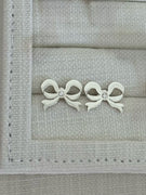 FF03.S mini earring - Silver mini bow earring