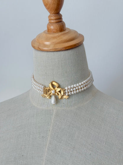 Victorian bow choker (Large)