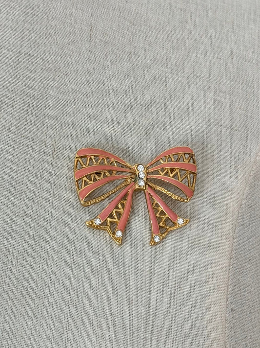 Vintage bow brooch