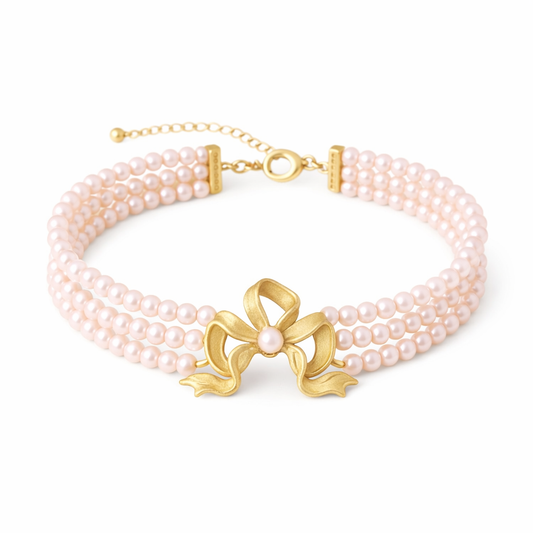 Victorian bow bracelet