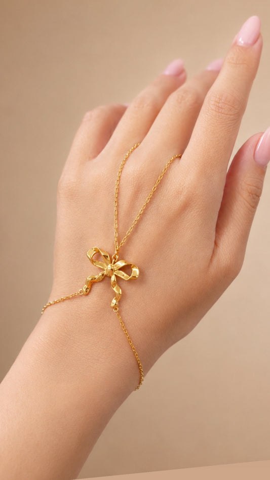Sadaf Bow hand chain
