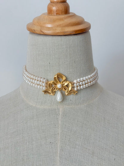 Victorian bow choker (Large)