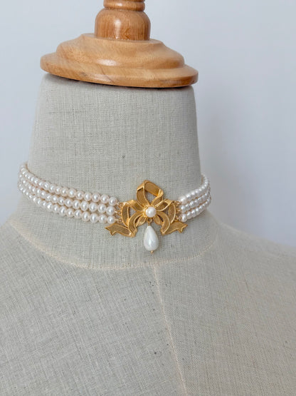 Victorian bow choker (Large)