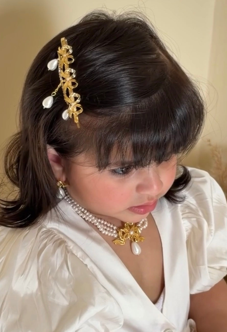 Bow Tabla hair clip