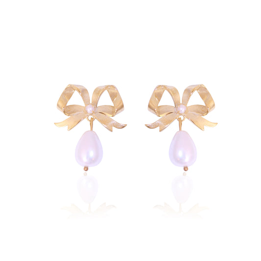 Bow Tabla earring