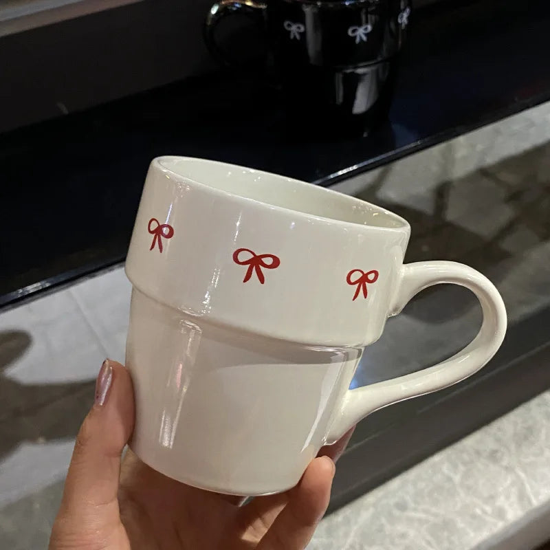 White Bow Mug