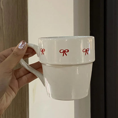 White Bow Mug