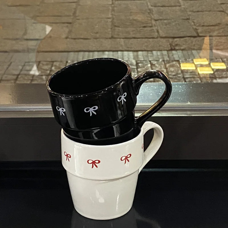 White Bow Mug